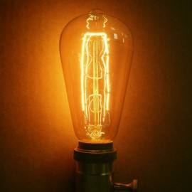 Лампа Эдисона ST64P L145mm,60w,E27,220V