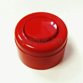 Выкл. 1кл, о/у, 10А, ABS, red (красный)